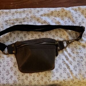 Brown Leather Waist Bag/Crossbody